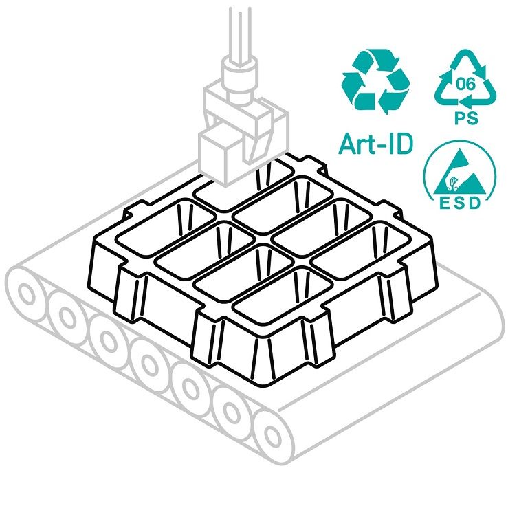 Informationen am Tiefziehtray