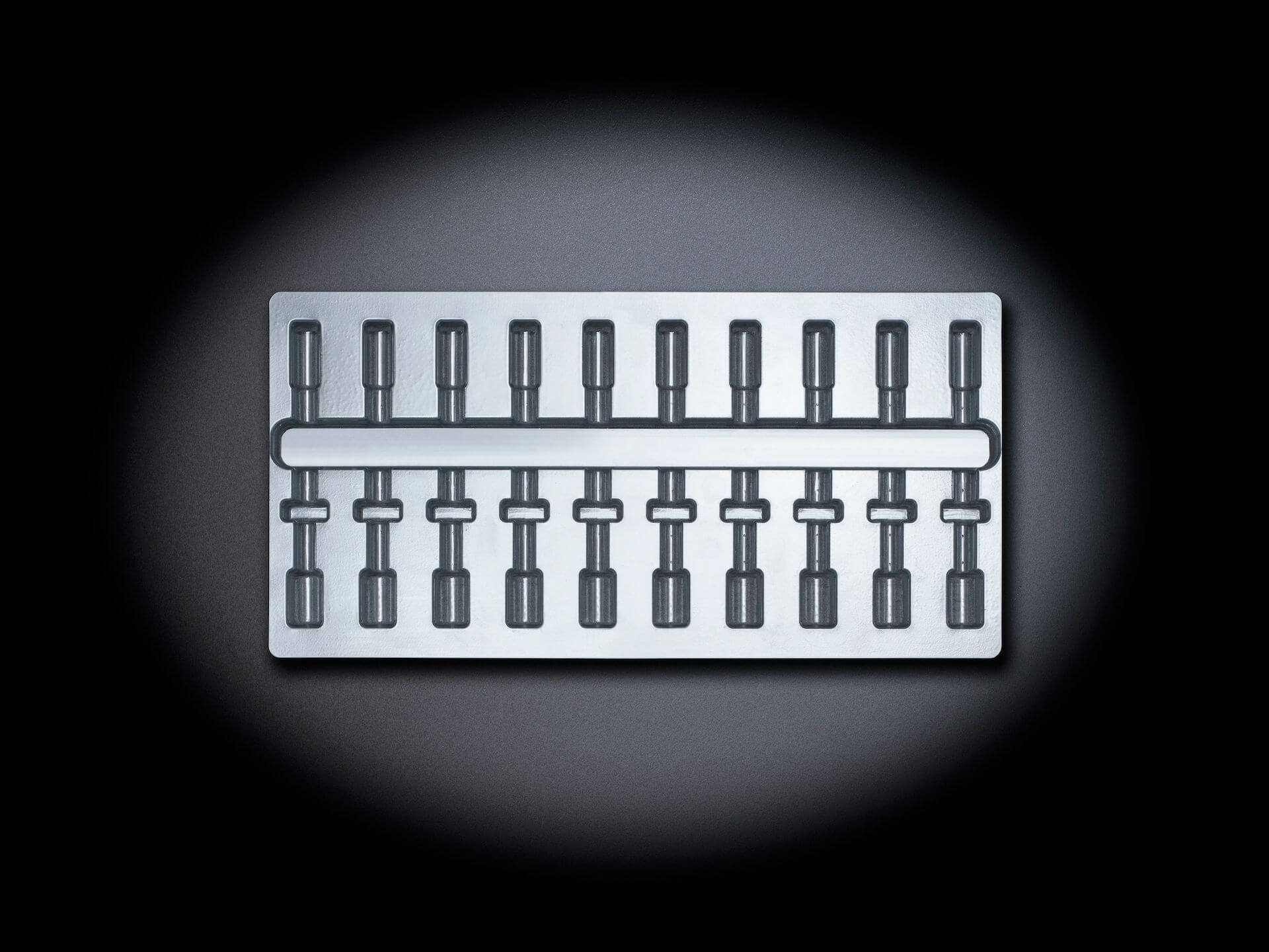 Tiefziehen von der Folie für kleine Tiefziehteile