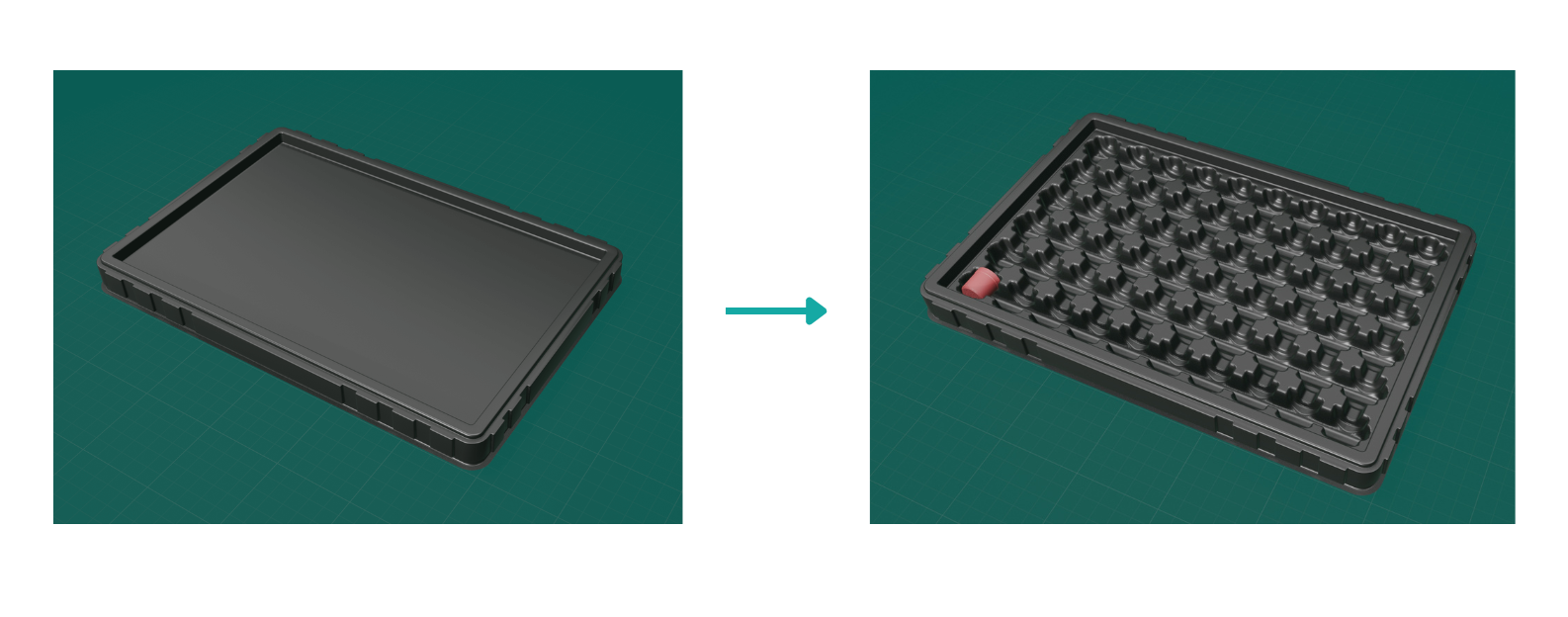 Tray im 3D Generator generieren