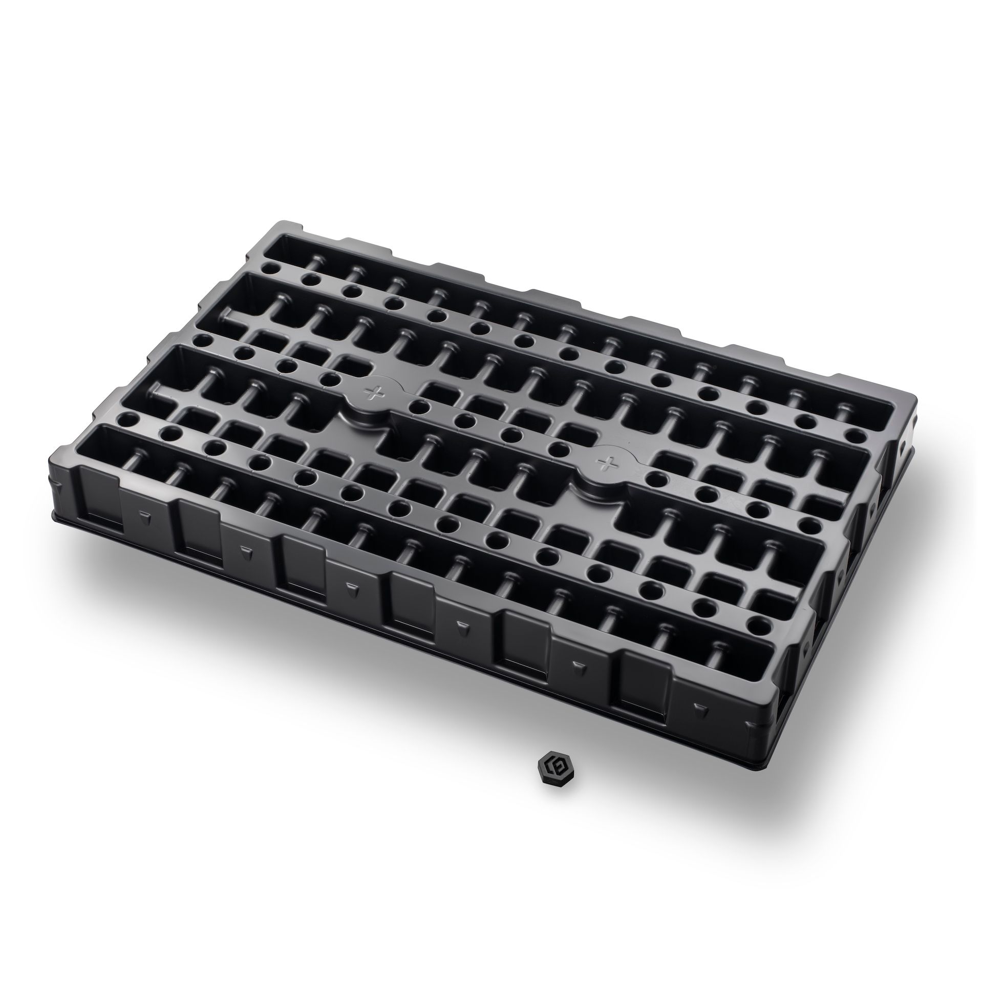 Tiefziehtray in schwarz