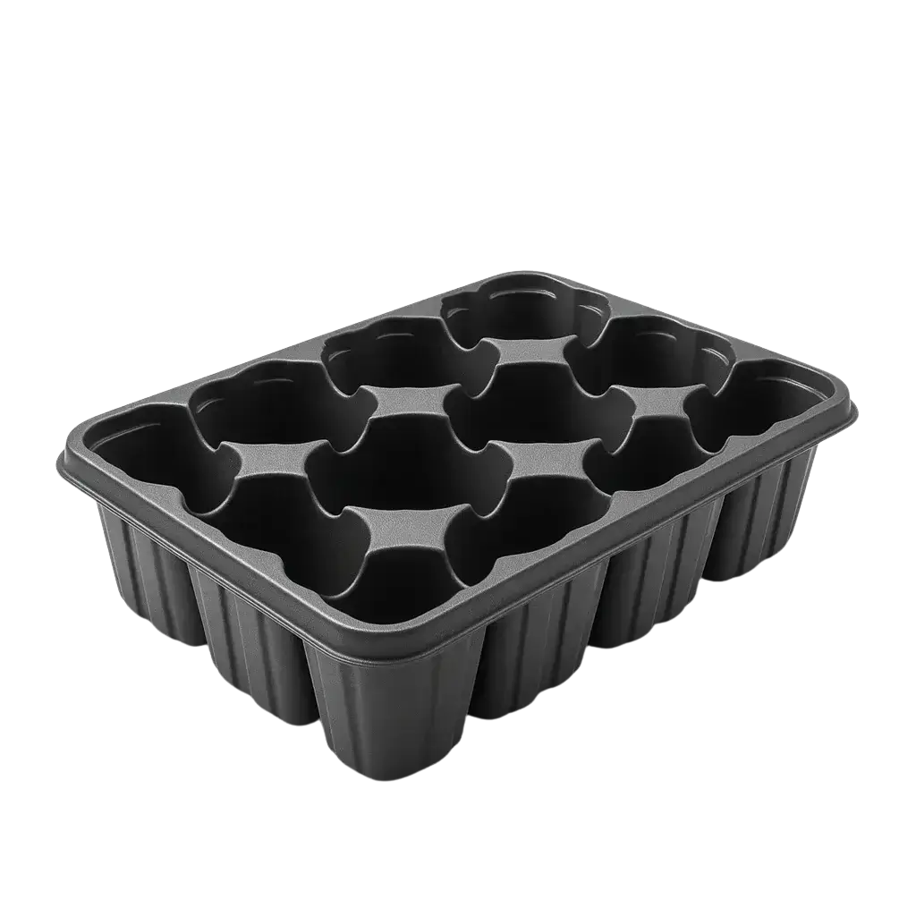 Pflanzentray aus Kunststoff schwarz