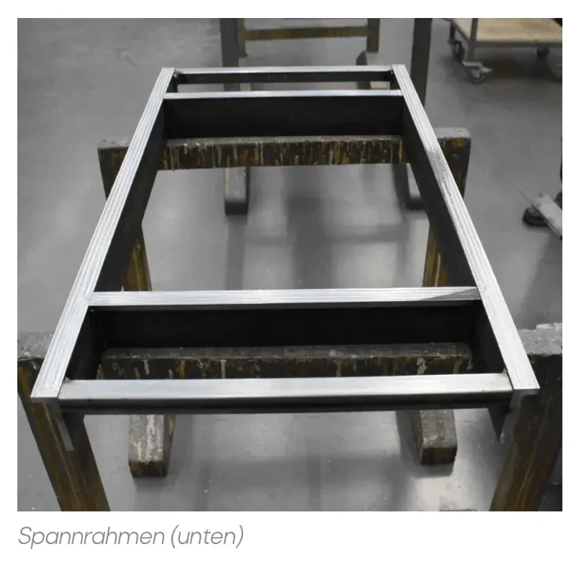 Spannrahmen Tiefziehteil