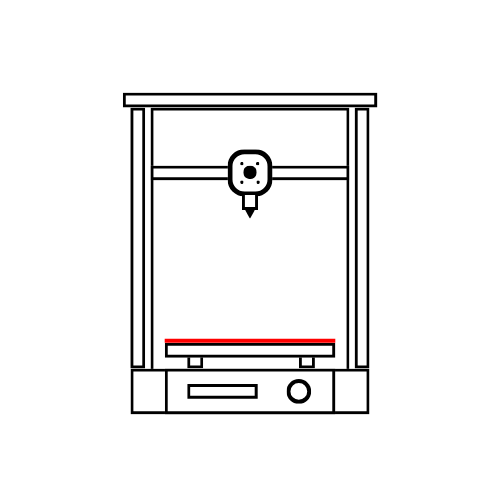 3D Druck - Vorbereitung Druckbett 