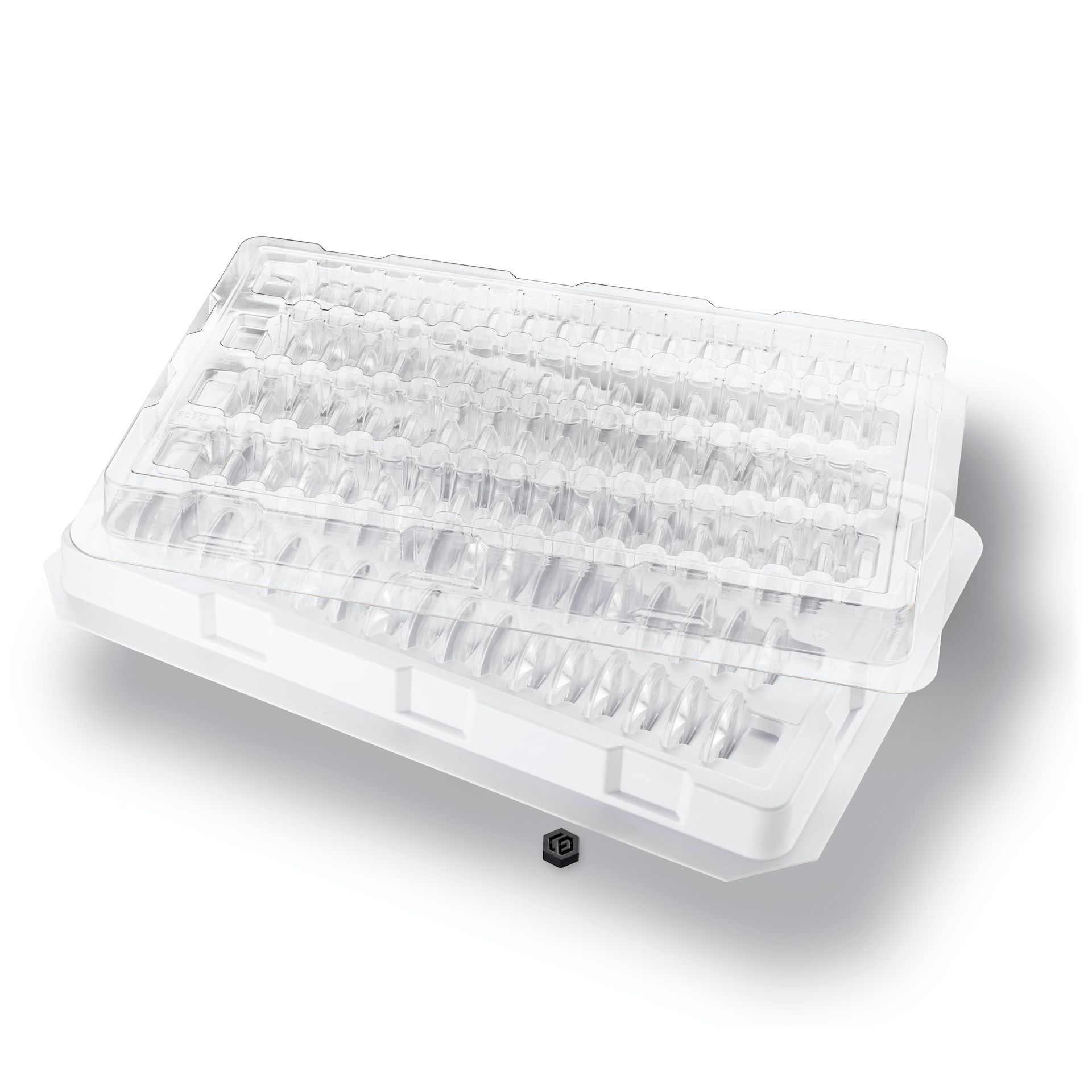 Weißes Tray für Transport_Kunststofftray