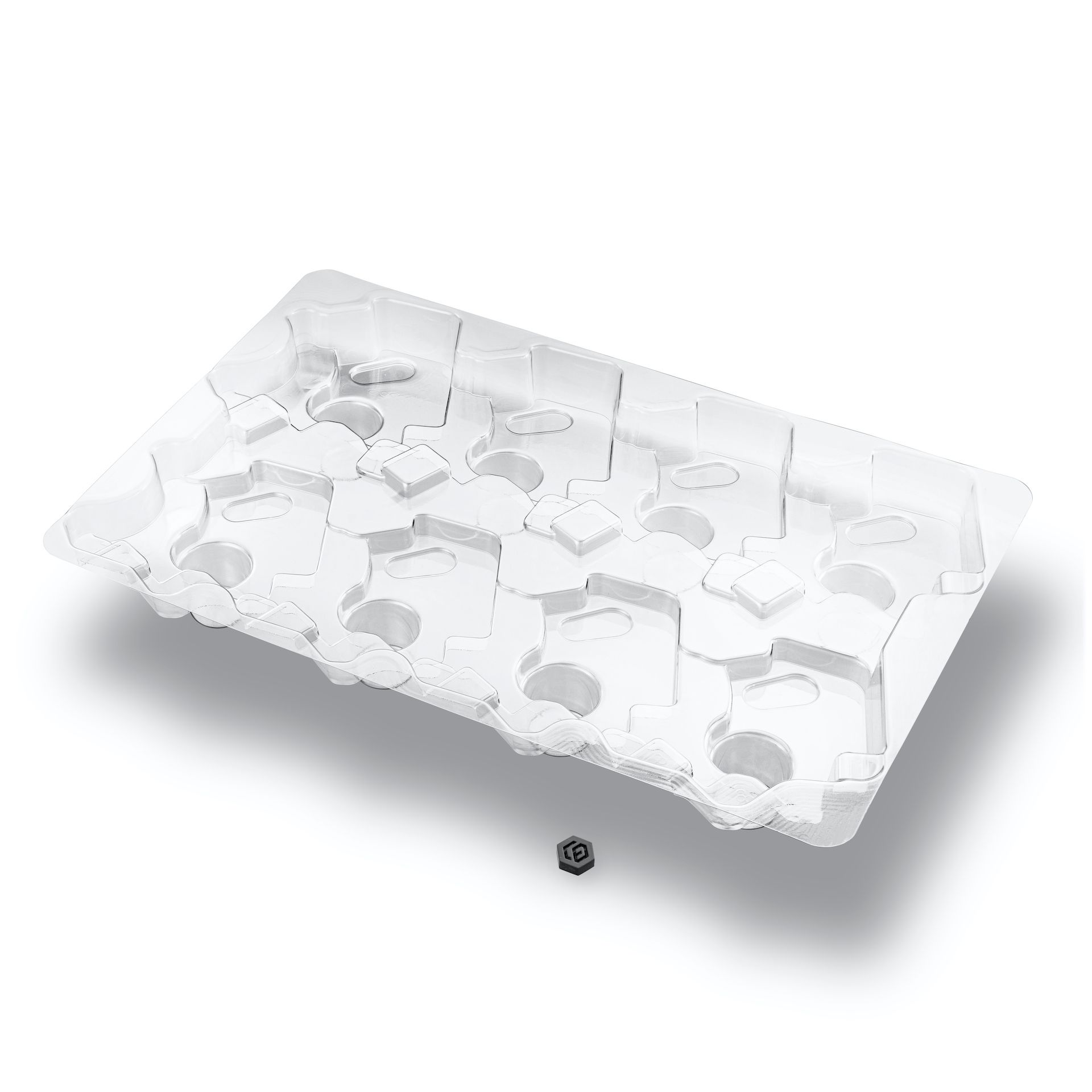 Tray aus Kunststoff für Transport- und Lagerlogistik 