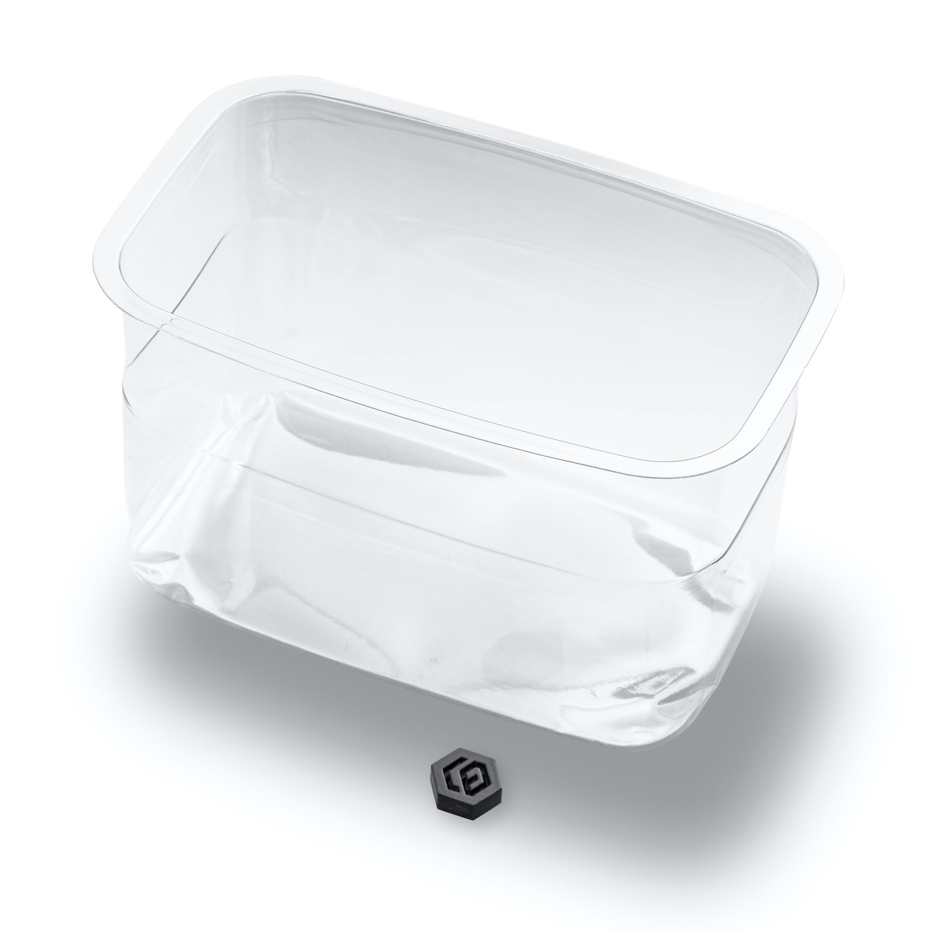 Tiefziehbehälter aus Kunststoff - durchsichtig