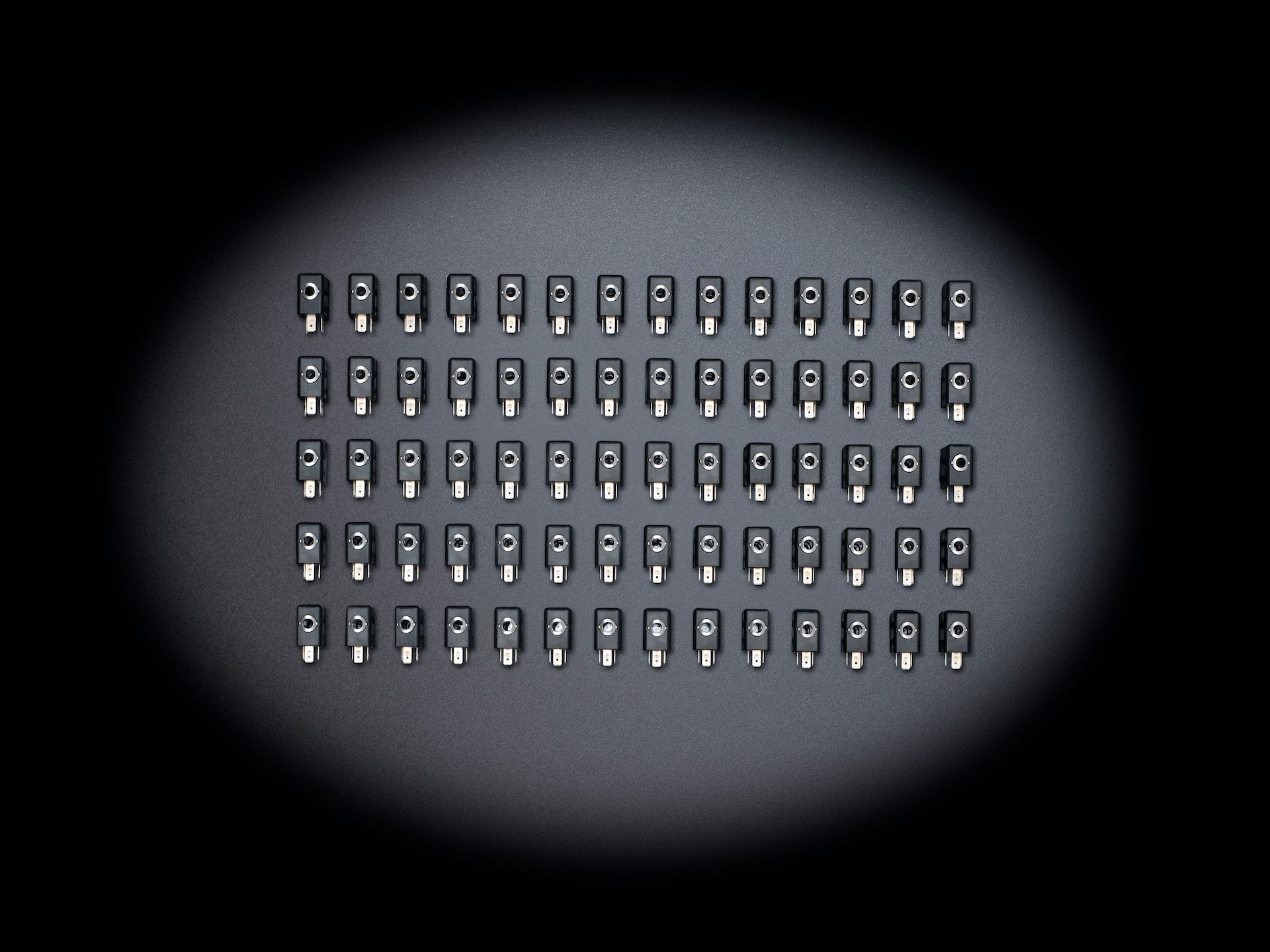 Eine große Menge an Bauteilen