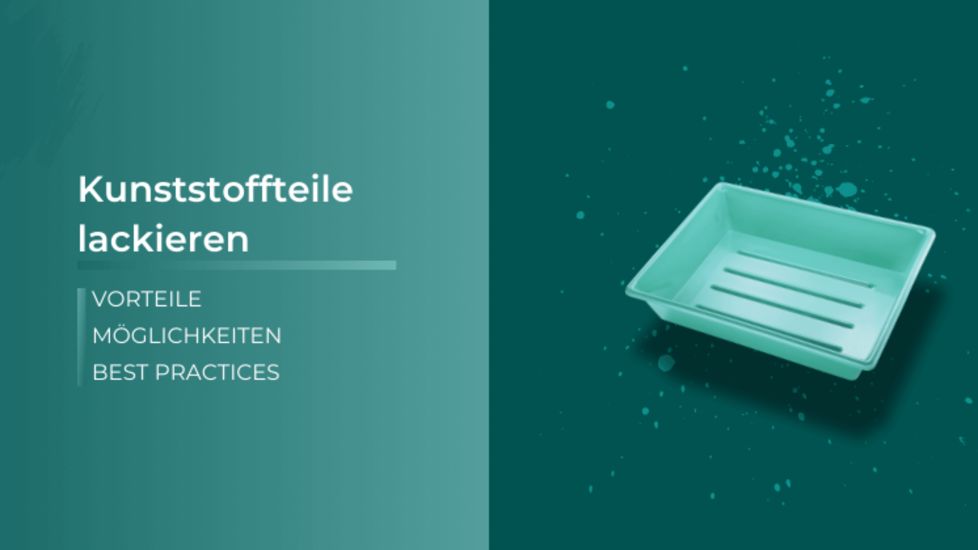 Kunststoff lackieren Banner