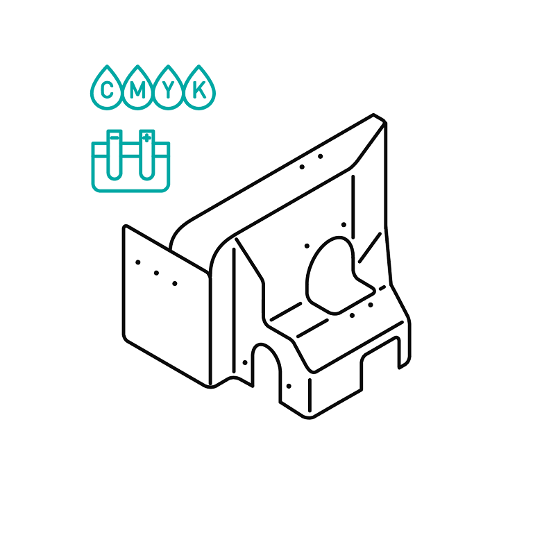 Veredelung einer Kunststoffabdeckung