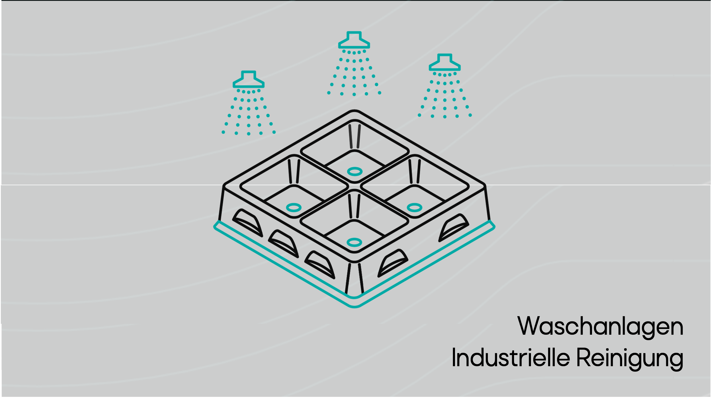 Waschanlage Industrielle Reinigung Banner