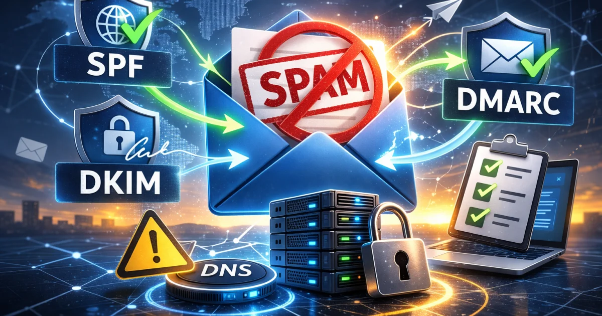 Warum landet meine Mail im Spam? SPF, DKIM und DMARC einfach erklärt