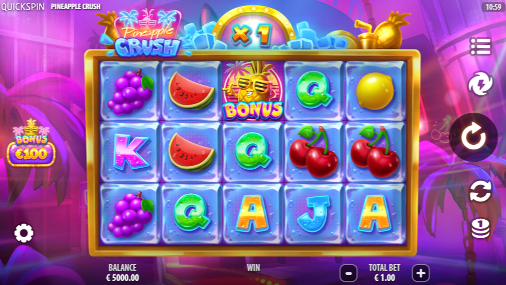 Pineapple Crush – играть бесплатно в демо | GamblingShot