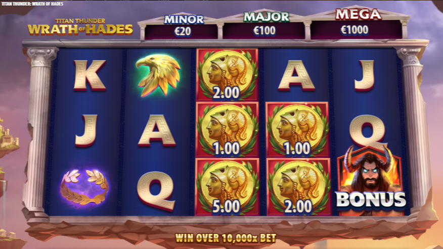 Titan Thunder Wrath of Hades – play free demo | GamblingShot