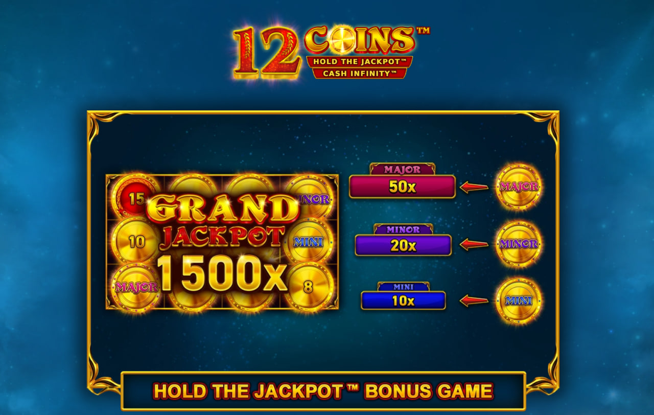 12 Coins Grand Gold Edition – грати безкоштовно в демо | GamblingShot