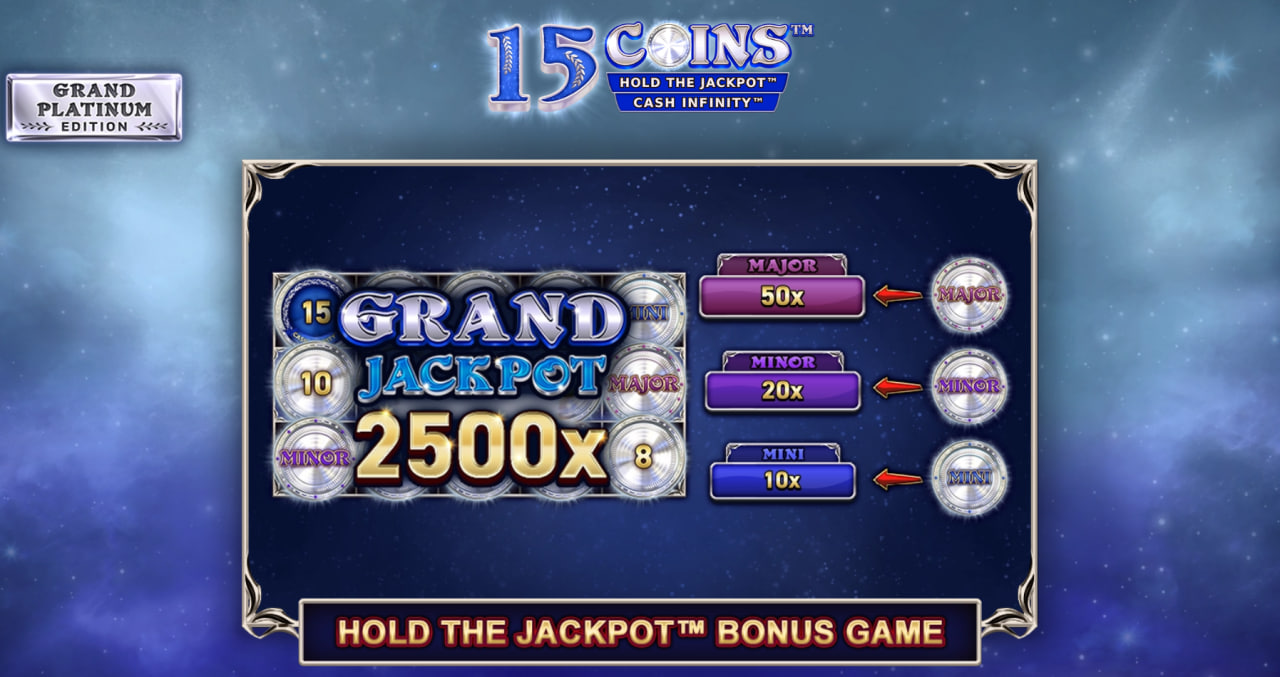 15 Coins: Grand Platinum Edition – play free demo | GamblingShot