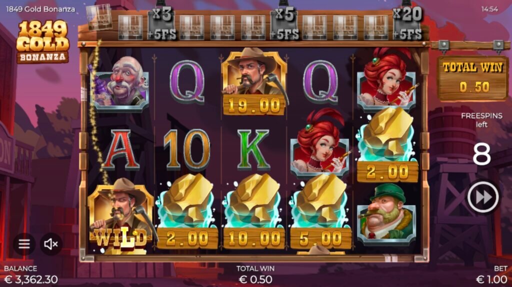 1849 Gold Bonanza – грати безкоштовно в демо | GamblingShot