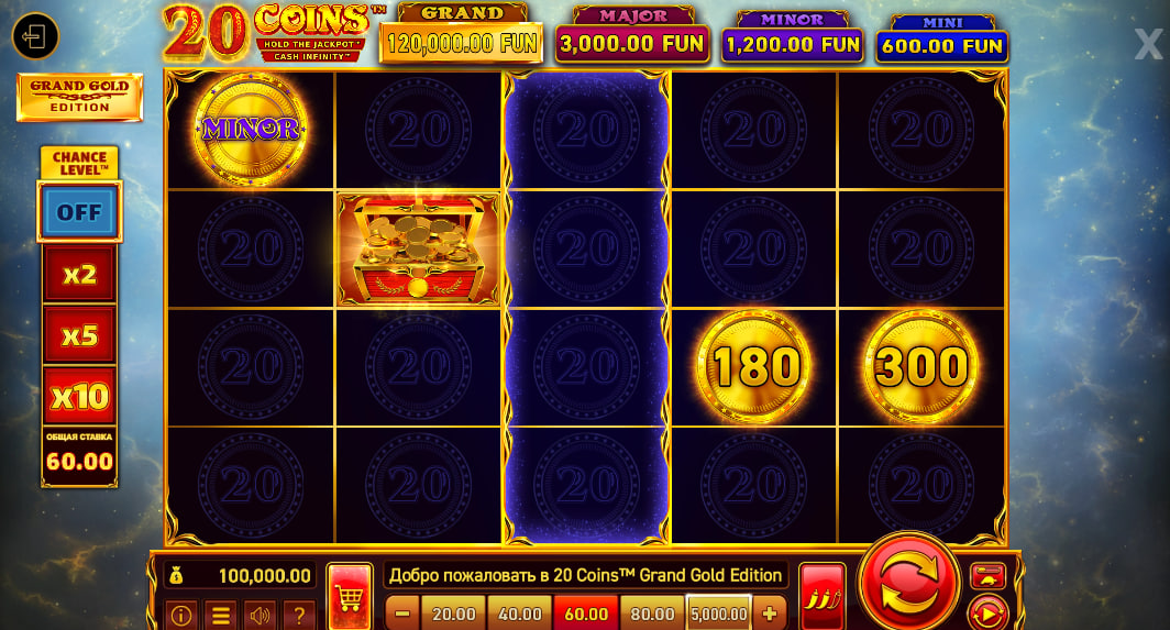 20 Coins™ Grand Gold Edition – play free demo | GamblingShot