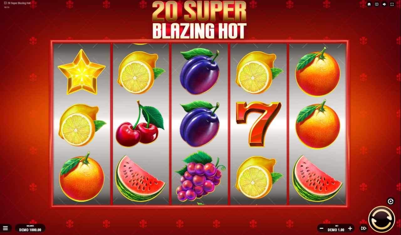 20 Super Blazing Hot – play free demo | GamblingShot