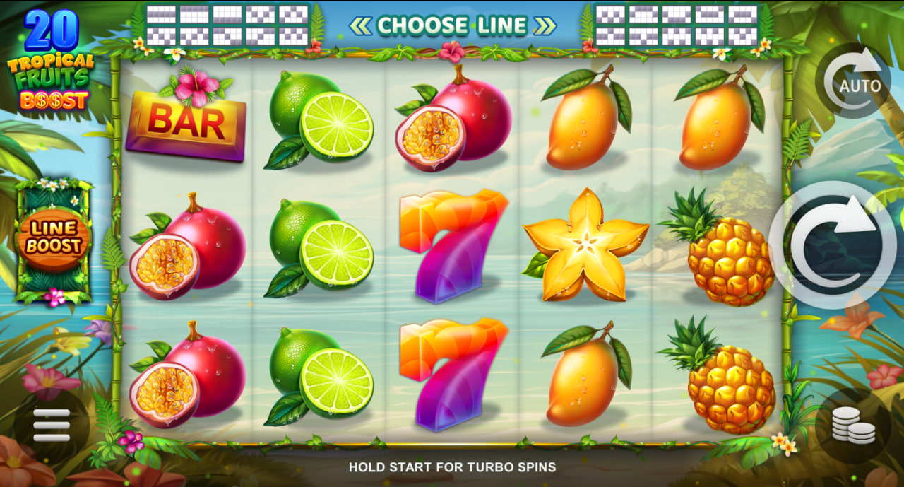 20 Tropical Fruits Boost – play free demo | GamblingShot