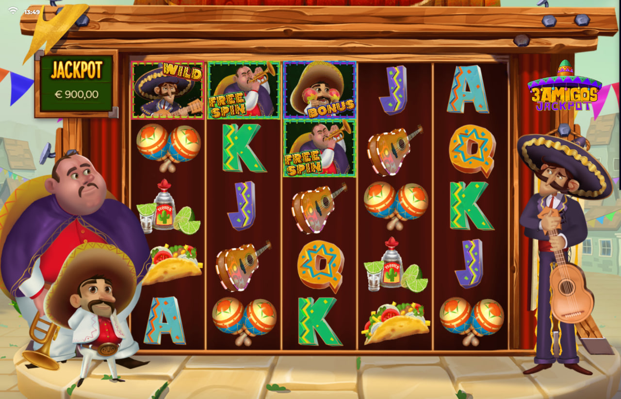 3 Amigos Jackpot – грати безкоштовно в демо | GamblingShot