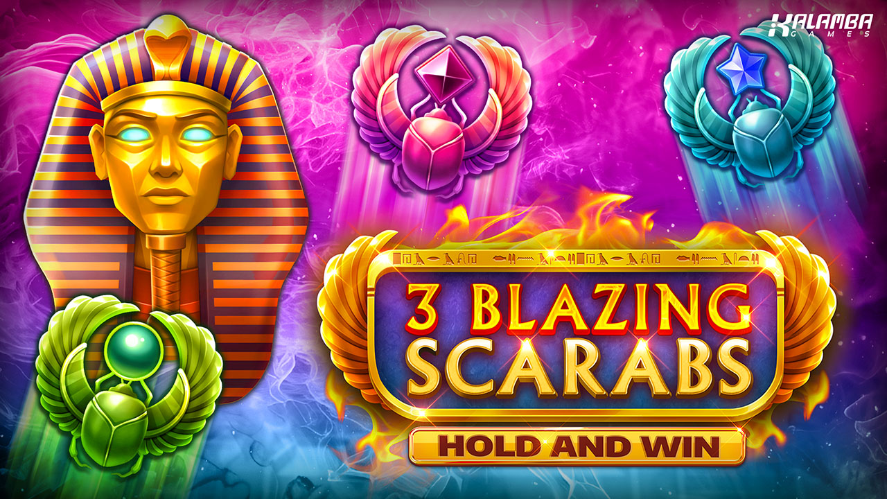 3 Blazing Scarabs Hold and Win – грати безкоштовно в демо | GamblingShot