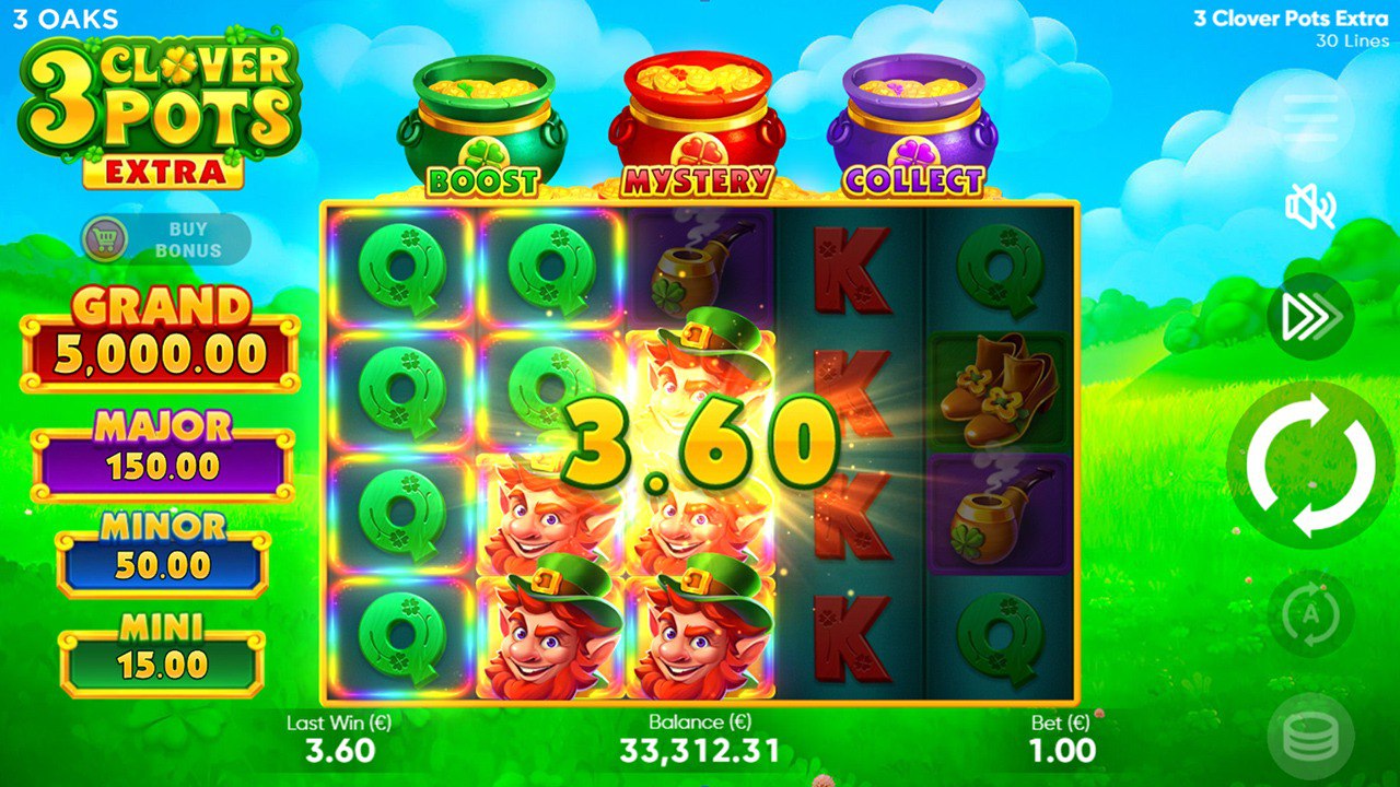 3 Clover Pots Extra – грати безкоштовно в демо | GamblingShot