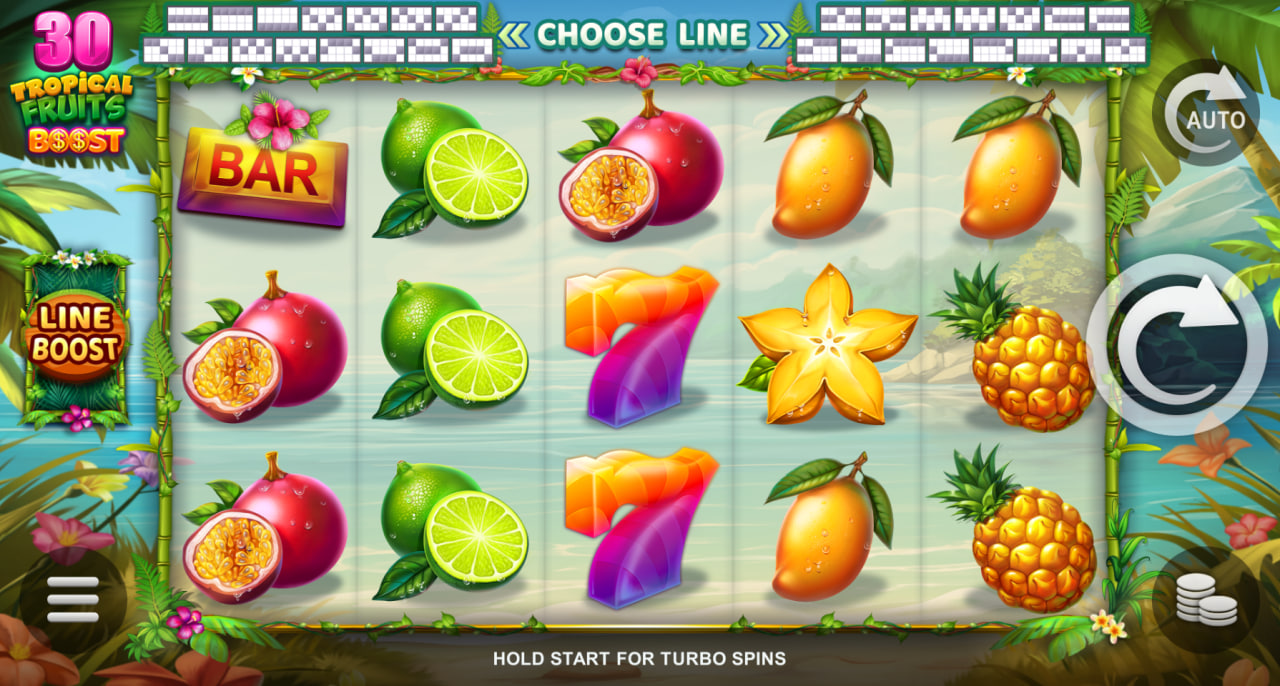 30 Tropical Fruits Boost – грати безкоштовно в демо | GamblingShot