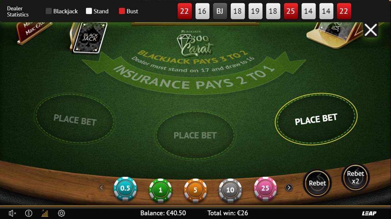 300 Carat Blackjack – play free demo | GamblingShot