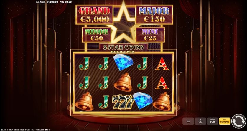 5 Star Coins: Hold & Win – грати безкоштовно в демо | GamblingShot
