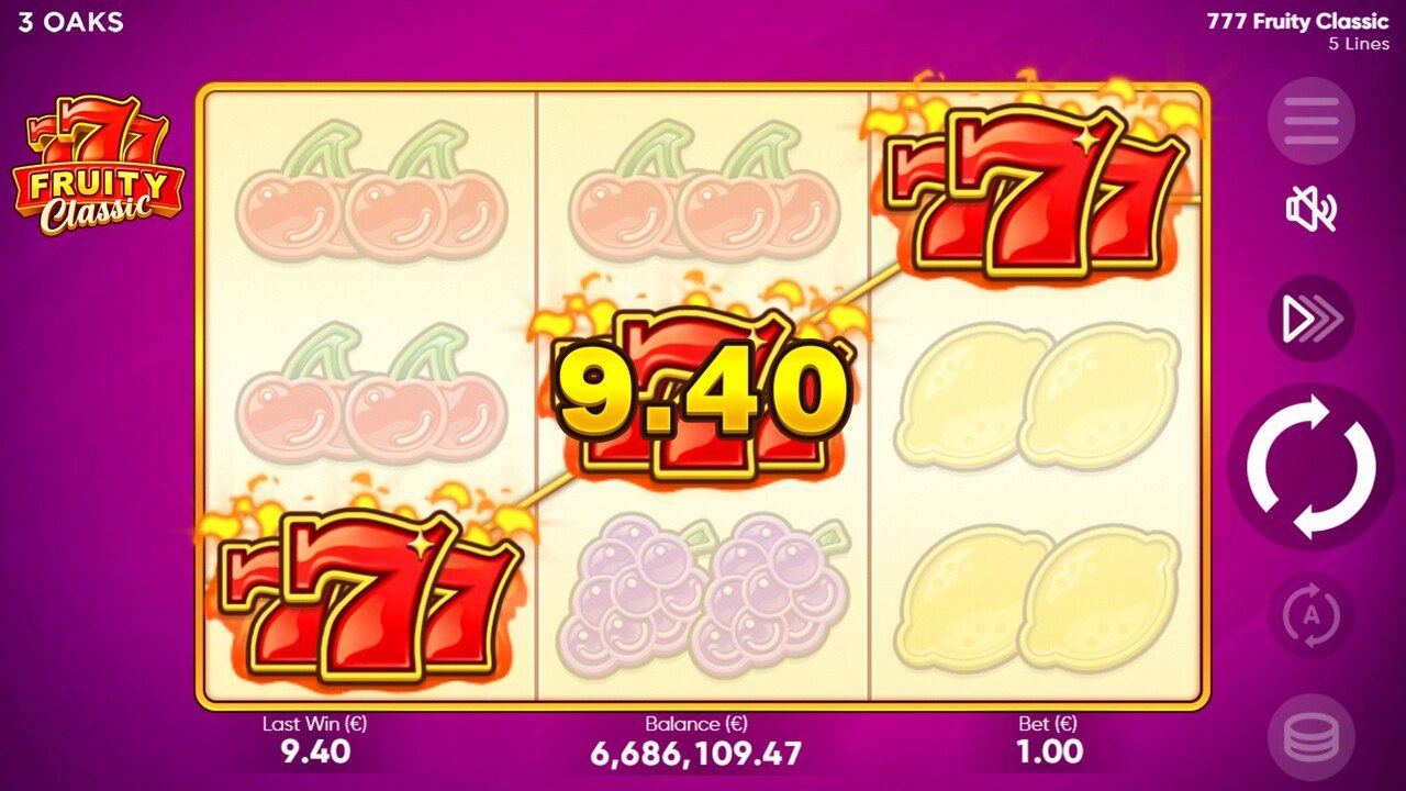 777 Fruity Classic – играть бесплатно в демо | GamblingShot