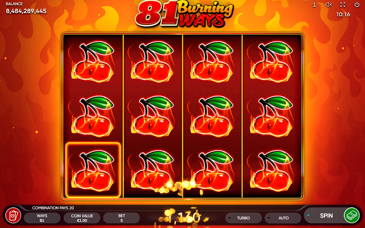 81 Burning Ways – play free demo | GamblingShot