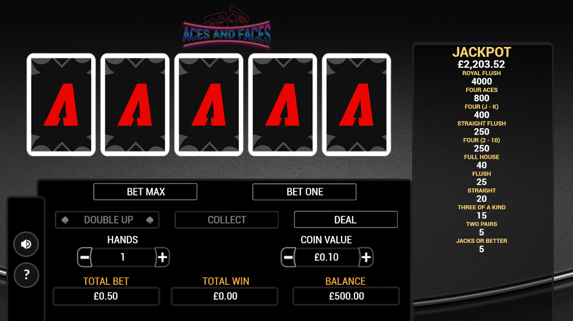Aces and Faces – играть бесплатно в демо | GamblingShot