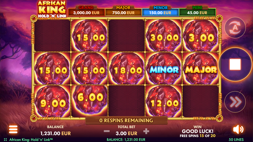 African King: Hold ‘n’ Link – play free demo | GamblingShot