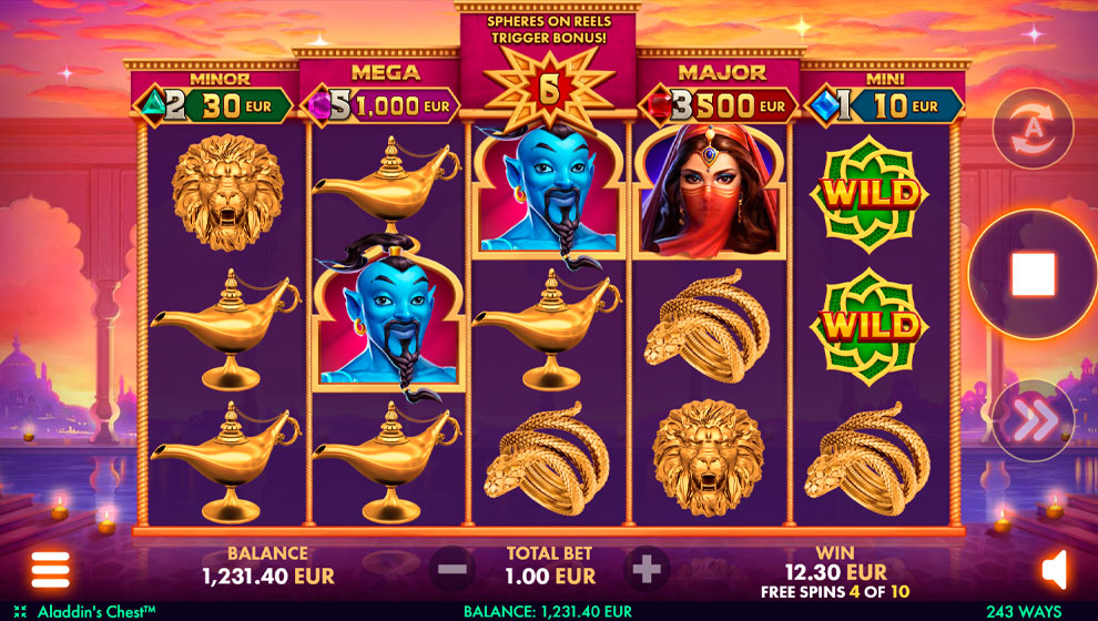 Aladdin’s Chest – play free demo | GamblingShot