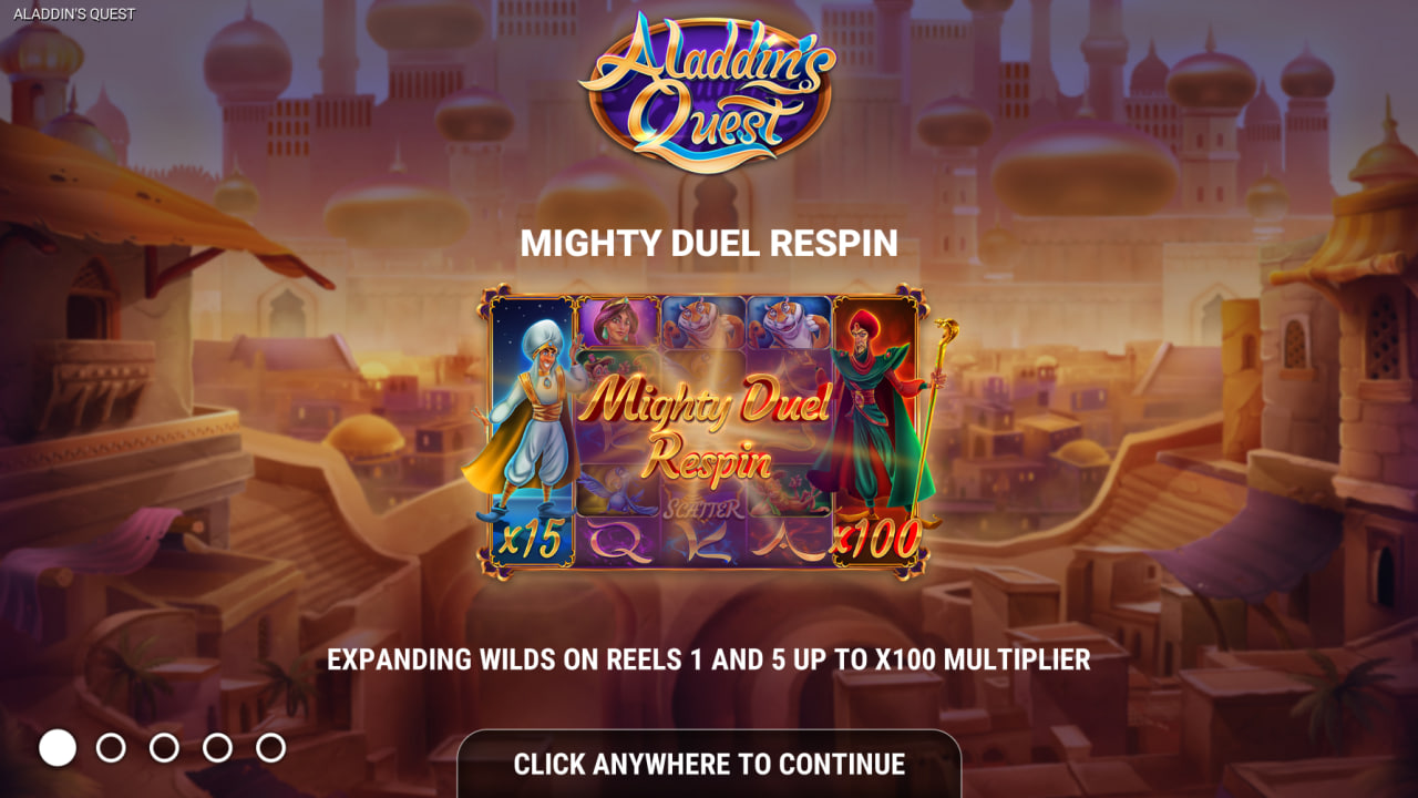 Aladdin’s Quest – грати безкоштовно в демо | GamblingShot