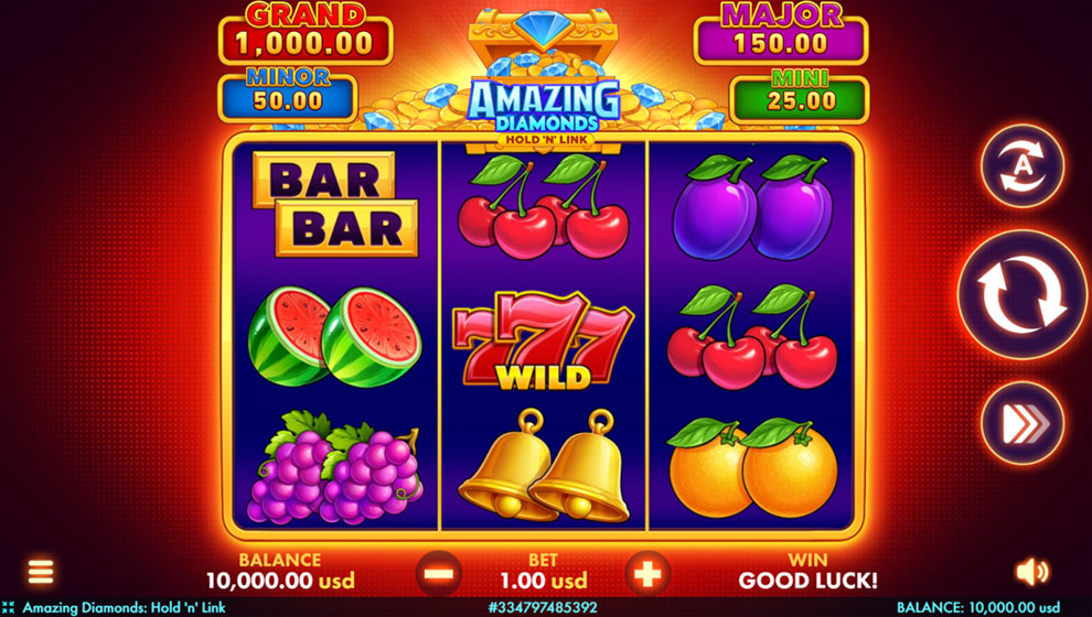 Amazing Diamonds: Hold ‘N’ Link – грати безкоштовно в демо | GamblingShot