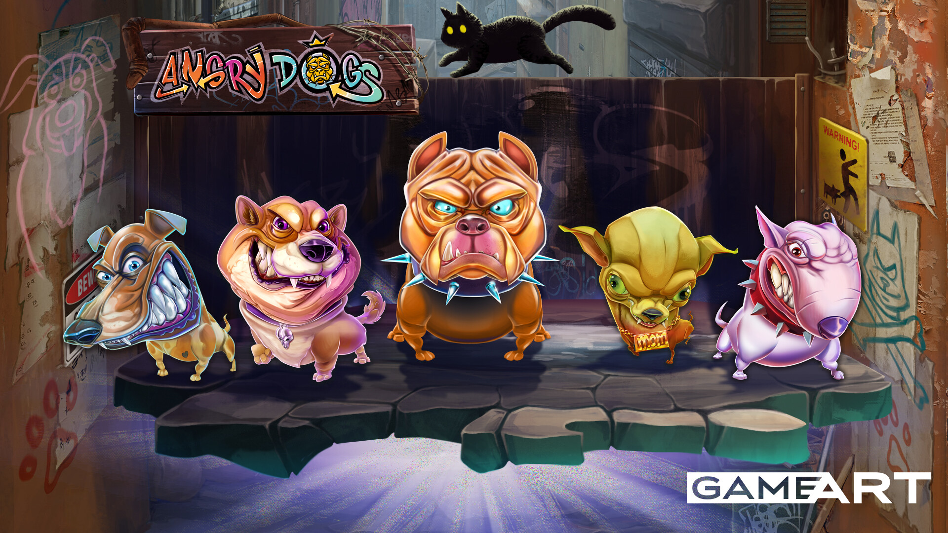 Angry Dogs – грати безкоштовно в демо | GamblingShot