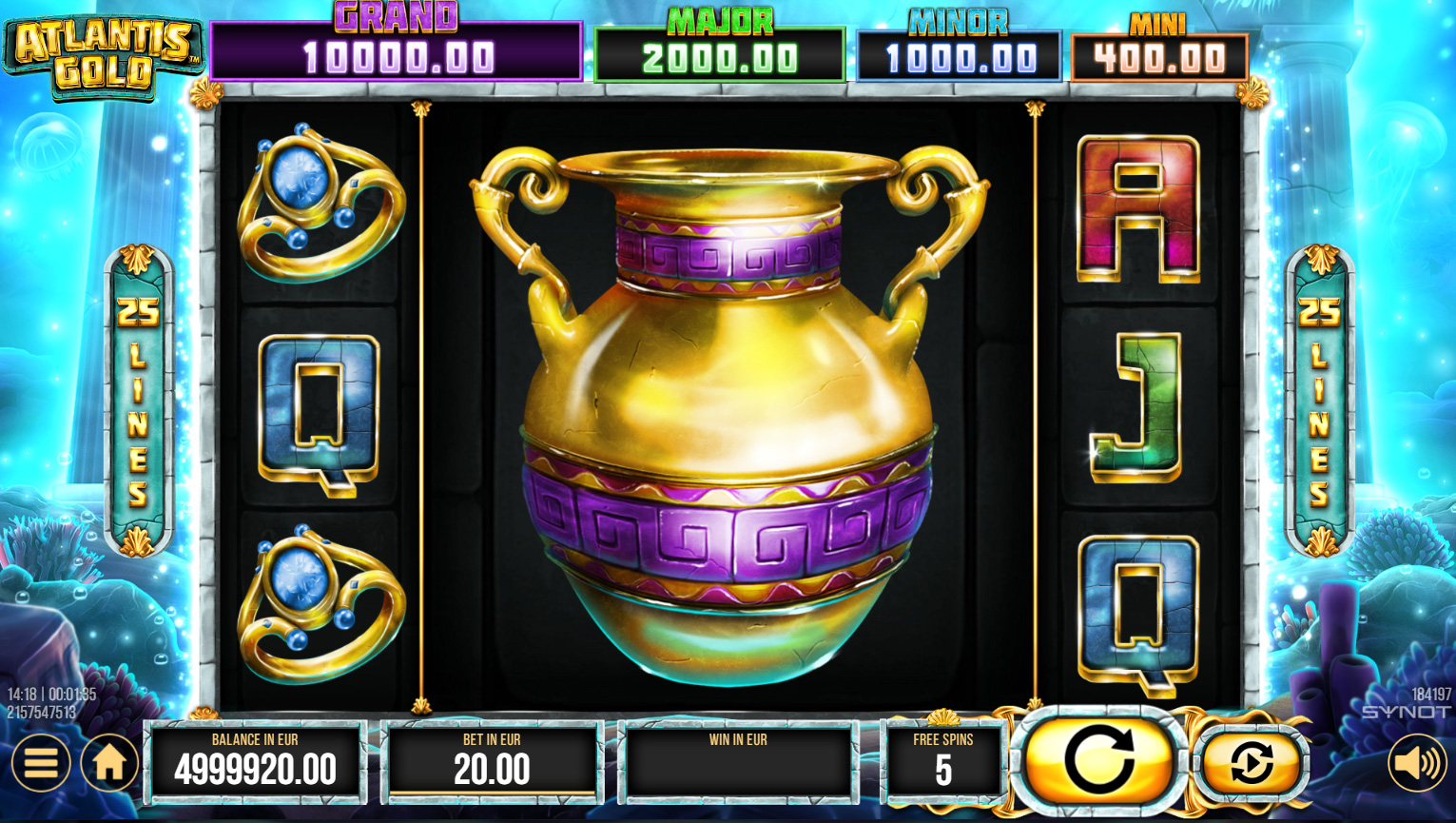 Atlantis Gold – играть бесплатно в демо | GamblingShot