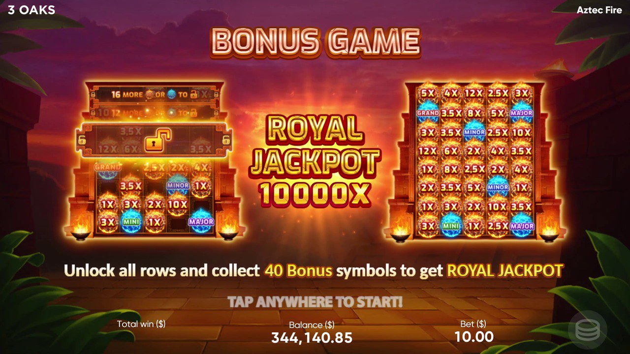 Aztec Fire – грати безкоштовно в демо | GamblingShot