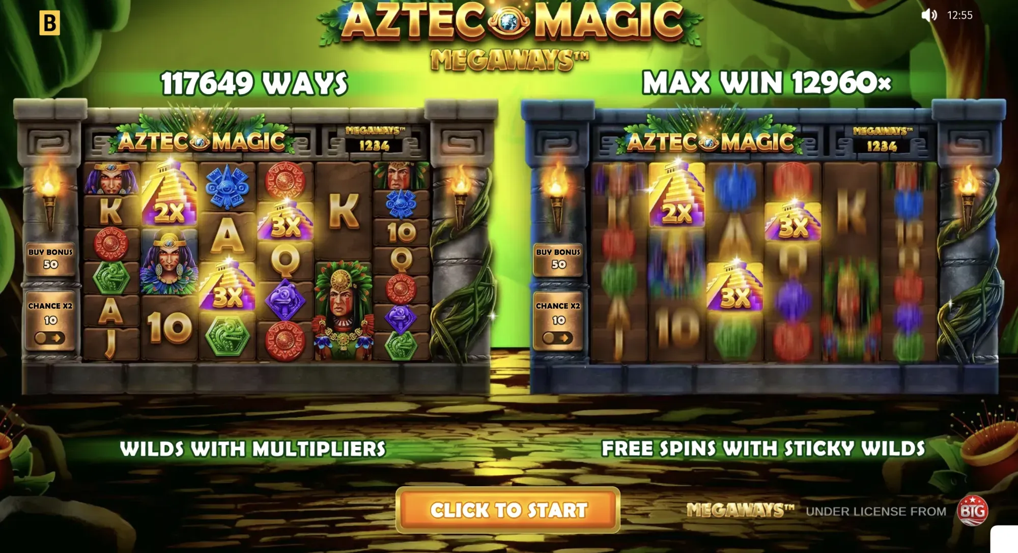 Aztec Magic MEGAWAYS™ – грати безкоштовно в демо | GamblingShot