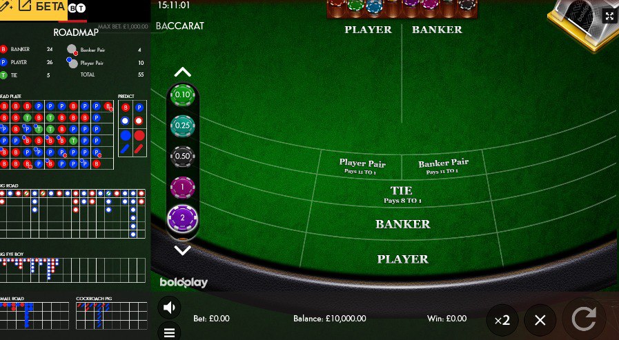 Baccarat – грати безкоштовно в демо | GamblingShot