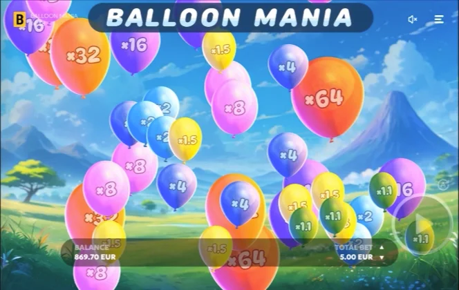 Balloon Mania – играть бесплатно в демо | GamblingShot