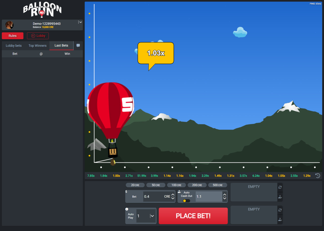 Balloon Run – play free demo | GamblingShot