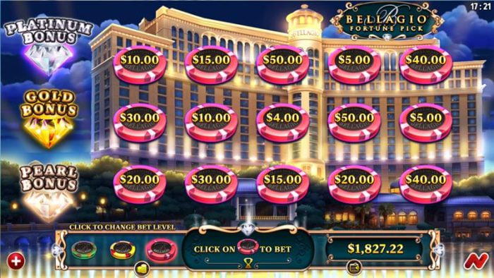 Bellagio Fortune Pick – play free demo | GamblingShot