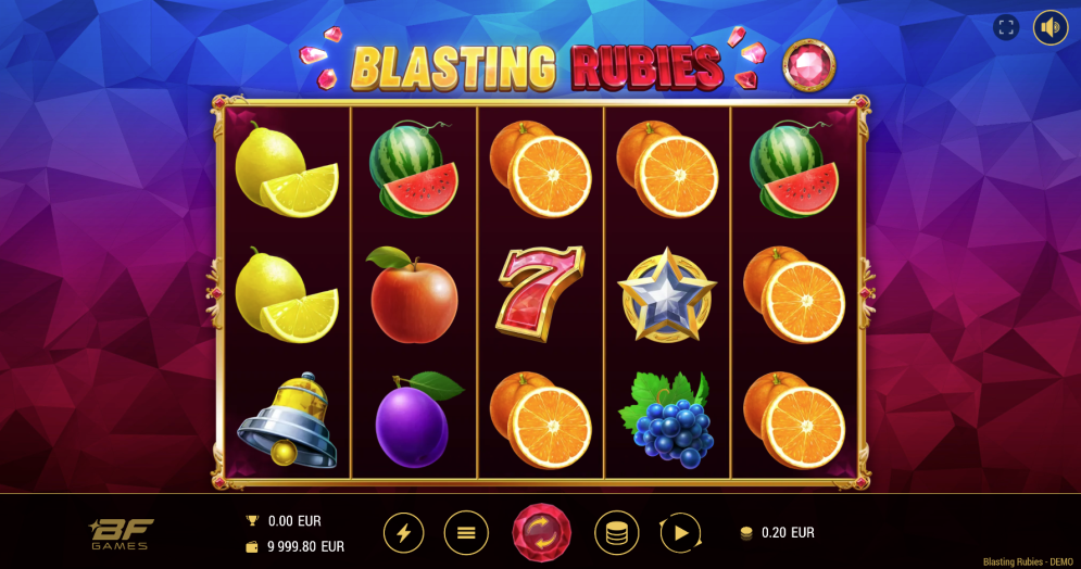 Blasting Rubies – play free demo | GamblingShot