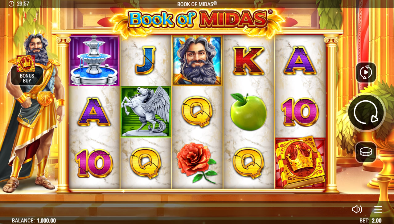 Book of Midas – play free demo | GamblingShot