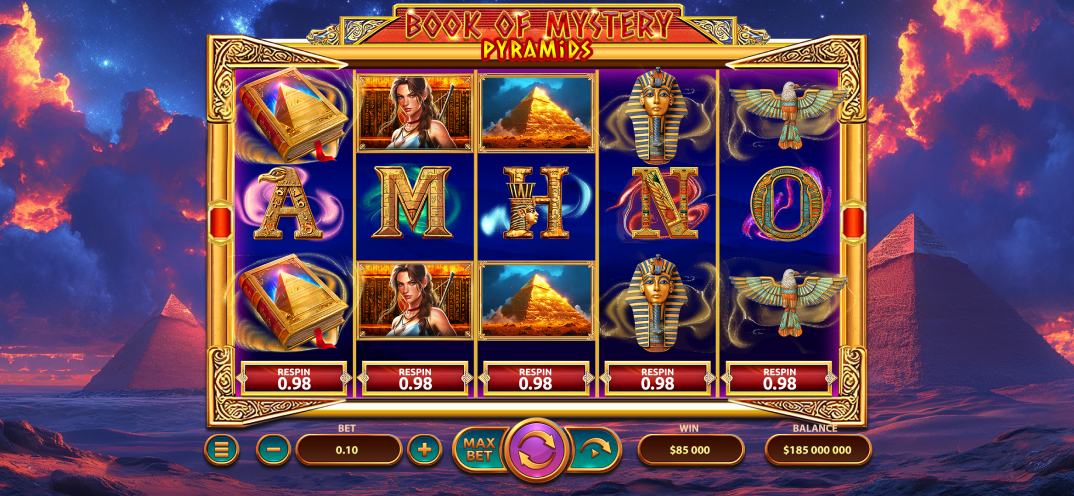 Book of Mystery Pyramids – грати безкоштовно в демо | GamblingShot