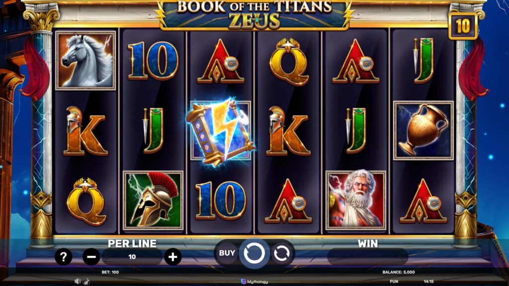 Book Of The Titans – Zeus – play free demo | GamblingShot