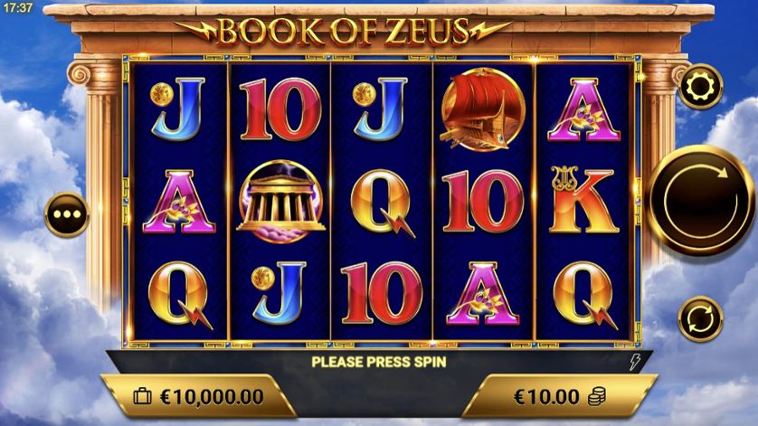 Book of Zeus – play free demo | GamblingShot