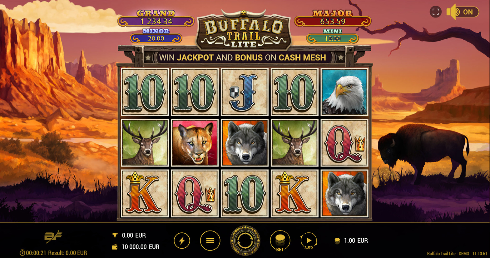 Buffalo Trail Lite – грати безкоштовно в демо | GamblingShot